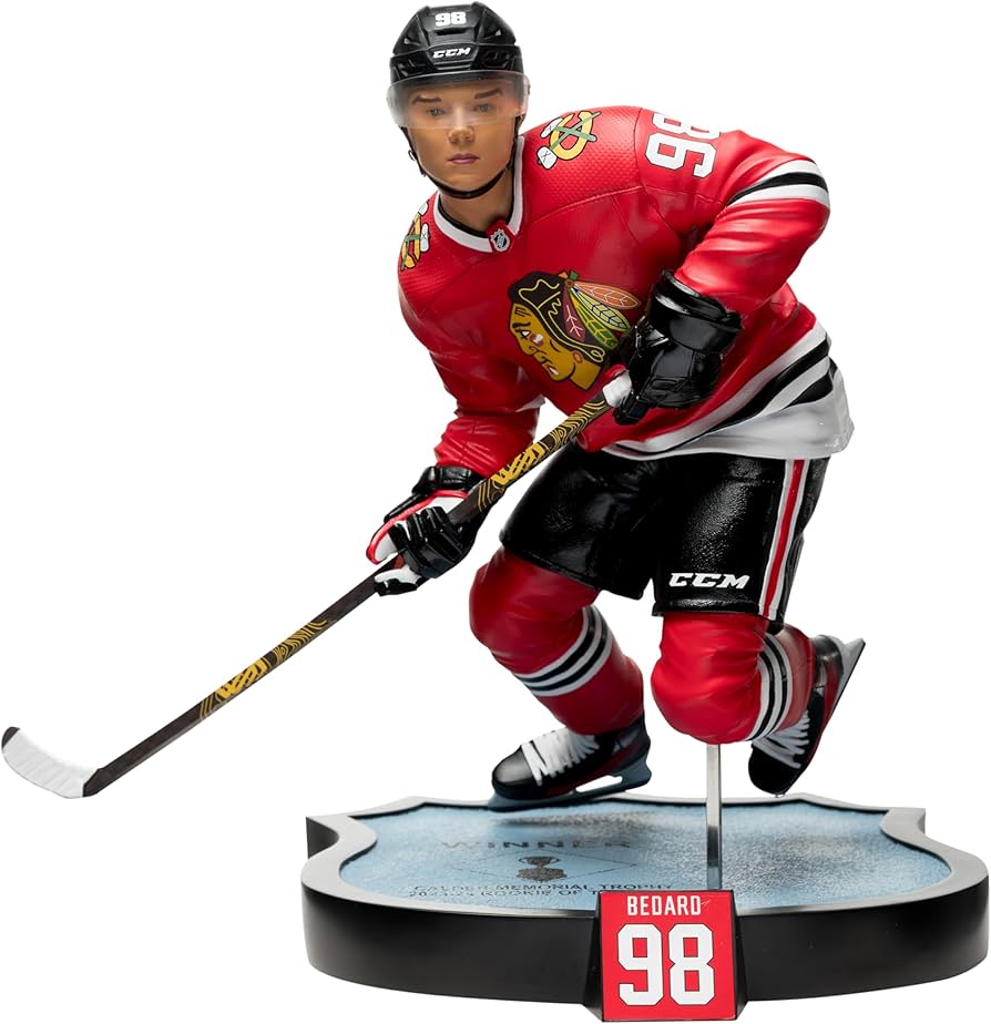 Amazon.com: McFarlane Toys - NHL Connor Bedard (Chicago Blackhawks