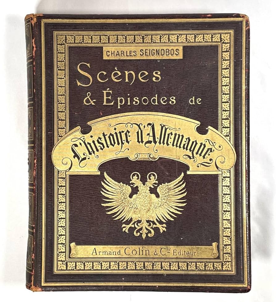 Amazon.co.jp: 希少大型 荘厳革美装 ミュシャ挿絵「ドイツ史～歴史の