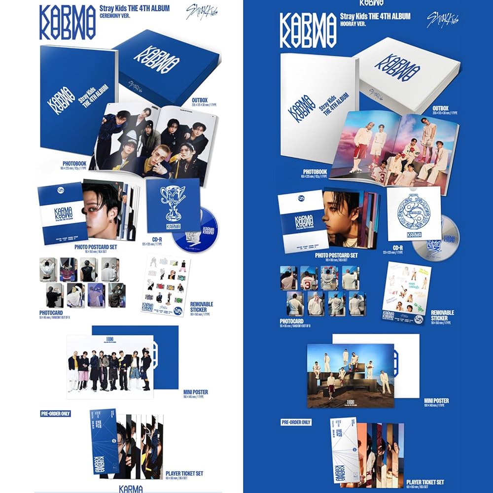 Stray-Kids - The 4th Album [KARMA] (CEREMONY Ver.) Outbox +
