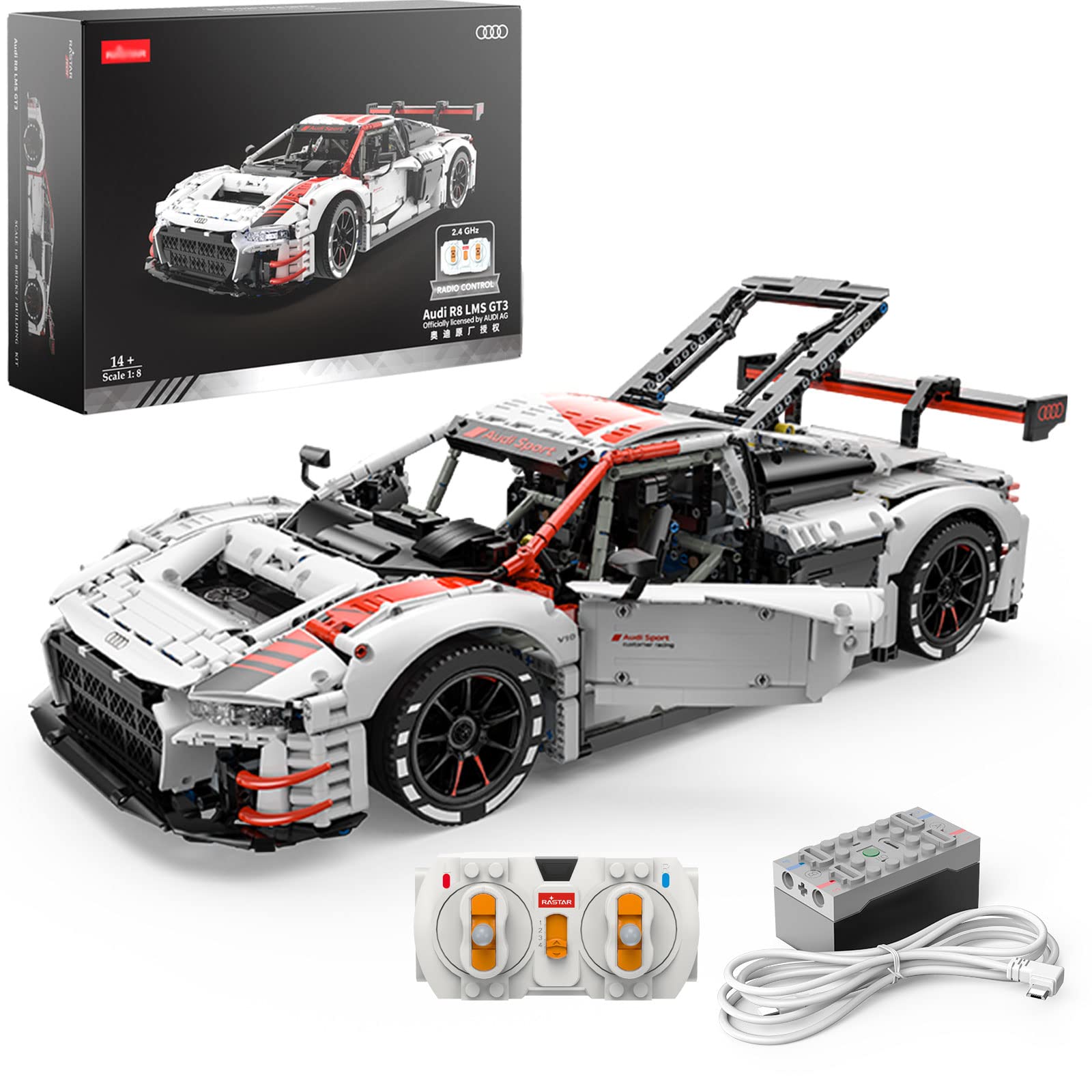 Amazon.com: LEFFIHOB 1:8 Officially Licensed Super Car for Audi R8