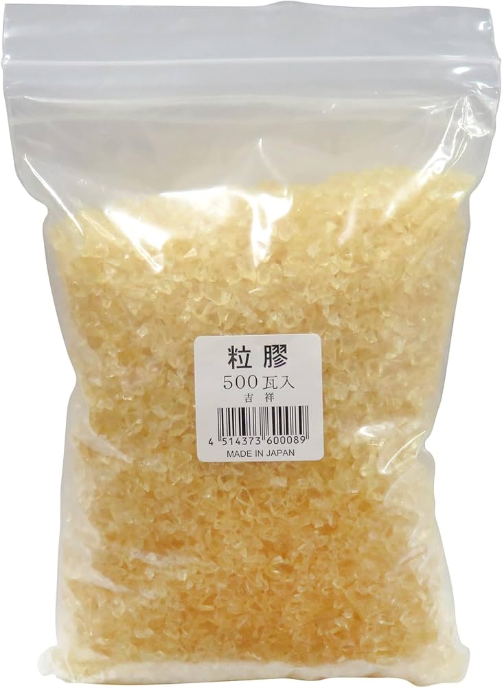 Amazon | 吉祥 日本画用絵具 粒膠 500G | 絵具 通販