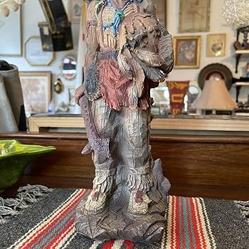 Amazon.co.jp: 70's〜ネイティブアメリカン インディアン置物オブジェ