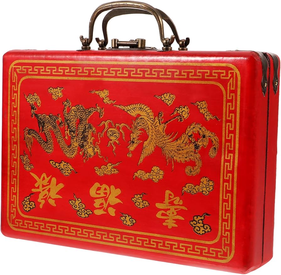 Amazon | jojofuny 麻雀牌ボックス 麻雀箱 中国麻雀 収納ケース ケース