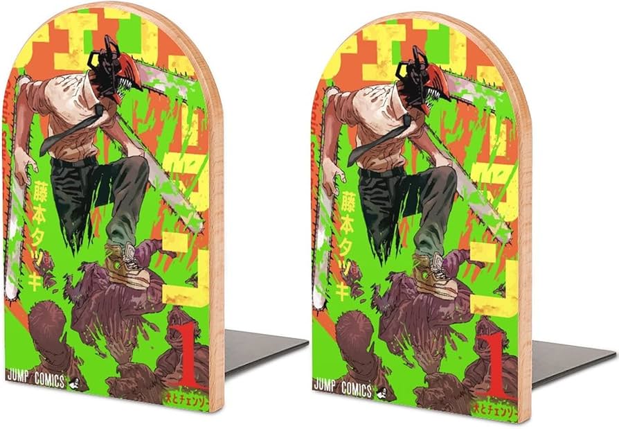 Amazon.co.jp: 本立て ブックスタンド 仕切り チェンソーマン マンガ