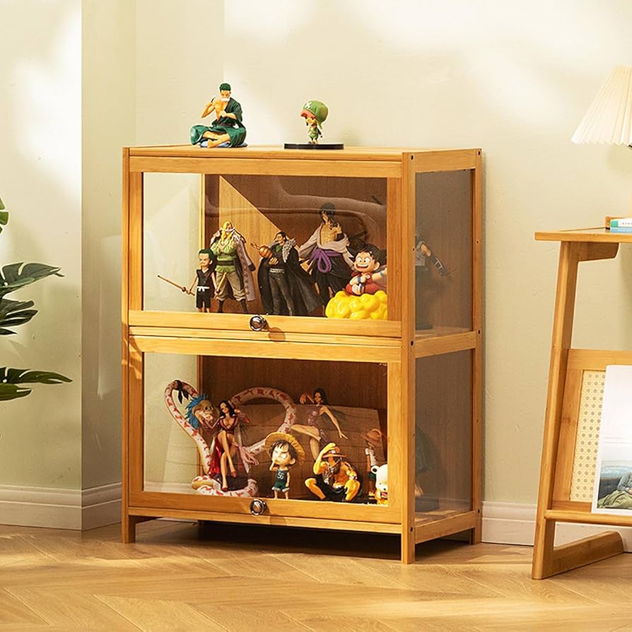 Amazon.co.jp: Pounjsd ガラスケース ショーケース フィギュアケース