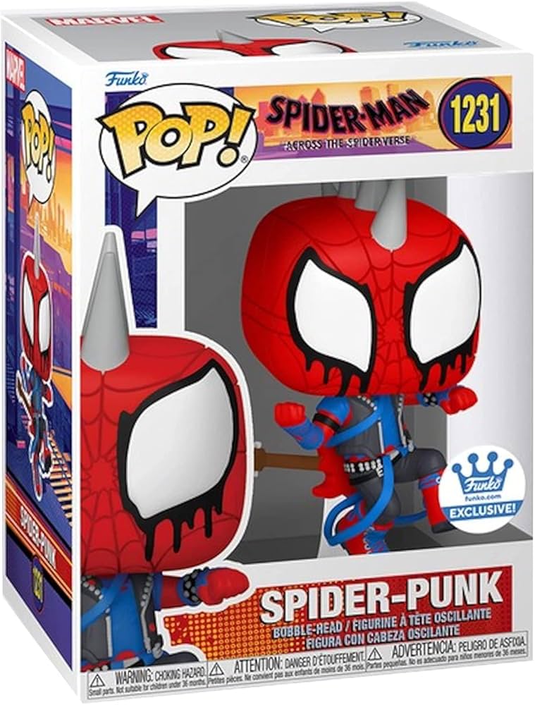 Amazon.co.jp: Funko Pop!マーベルスパイダーパンク、レッド : おもちゃ