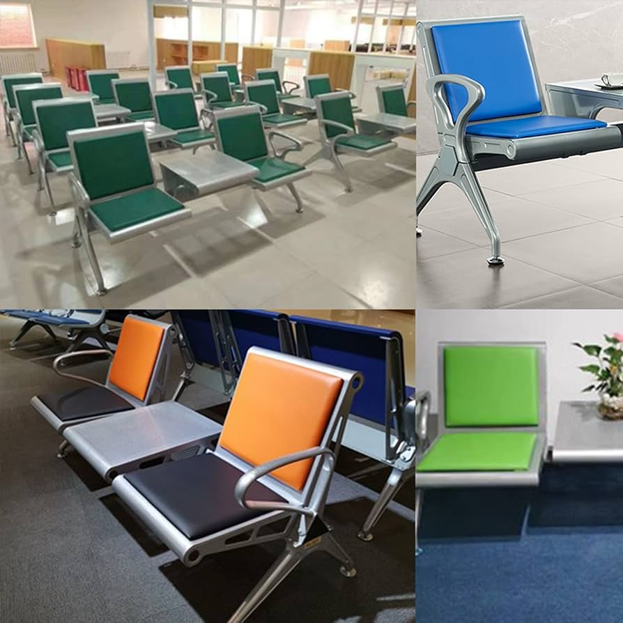 Amazon.co.jp: 2人掛けロビーチェア 待合椅子 空港受付チェア 待合室
