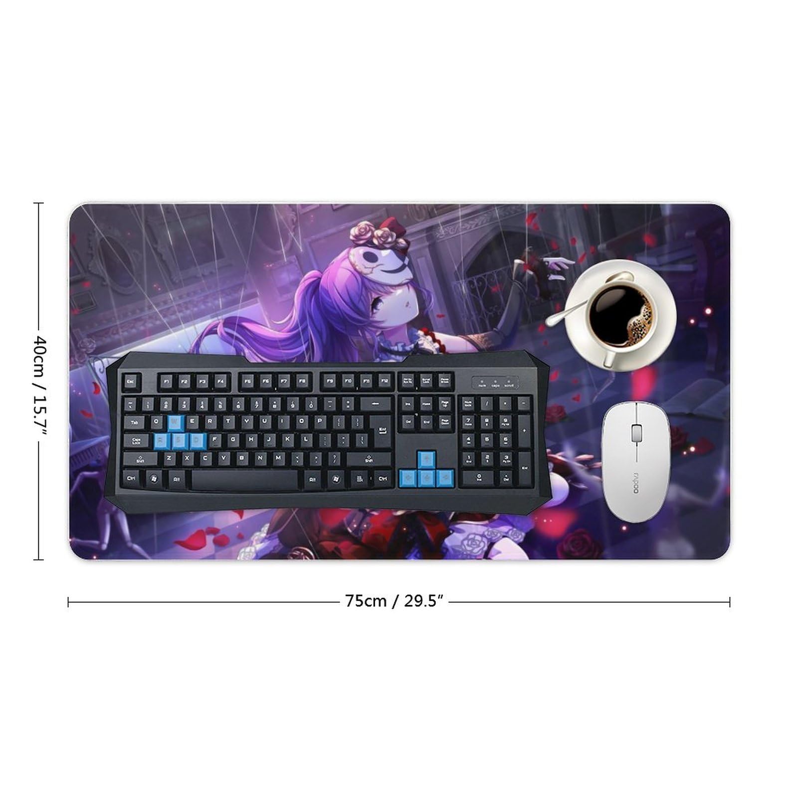 Amazon.co.jp：マウスパッド 朝比奈まふゆ アニメ 長方形 プレイマット