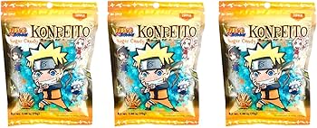 Amazon.com : Naruto Shippudem Konpeito Japanese Sugar Candy 2.46oz
