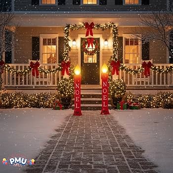 Amazon.co.jp: PMU クリスマスライトアップノエルキャンドル - ブロー