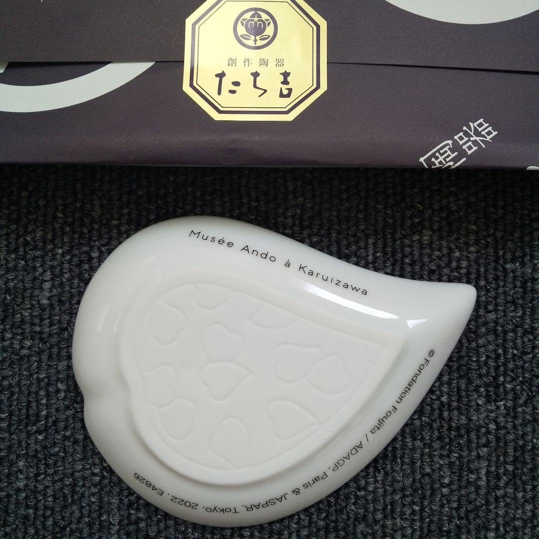 Amazon | 藤田嗣治 小皿 猫 たち吉 豆皿 レオナールフジタ 小物入れ