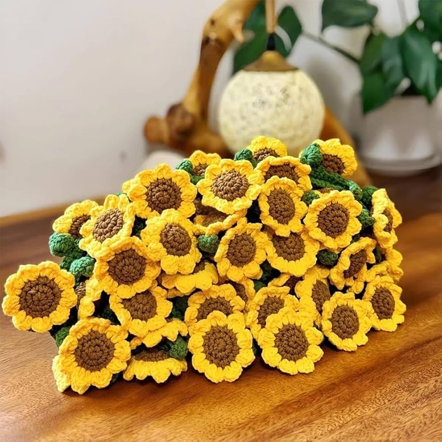Amazon.co.jp: かぎ針編みの花のバラの花束ブランケットキット、DIY