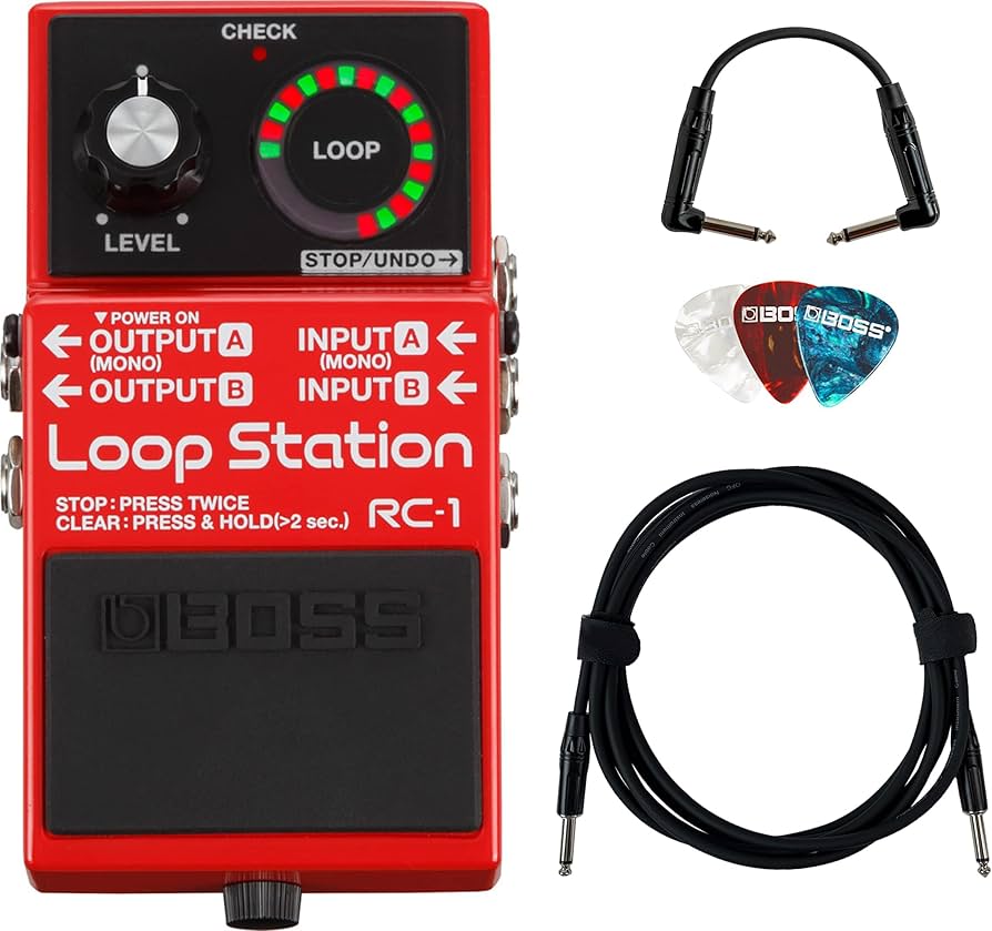 Amazon.com: Boss RC-1 Loop Station Bundle with Gearlux Instrument