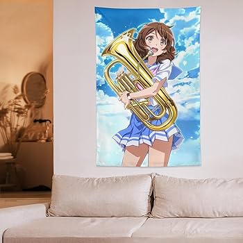 Amazon.co.jp: タペストリー 響け!ユーフォニアム 黄前久美子 布