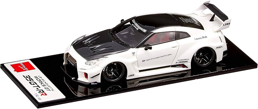 Amazon | EIDOLON 1/43 LB-シルエットワークス GT 35GT-RR ホワイト
