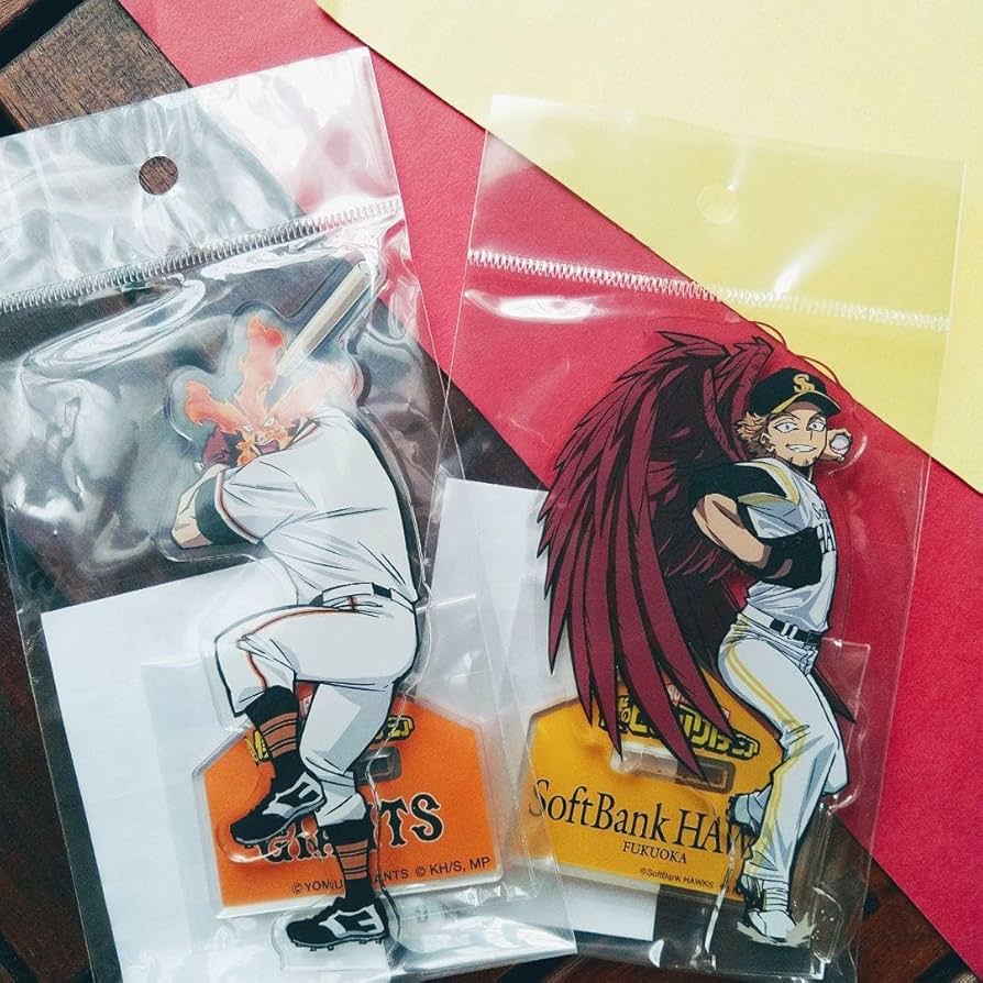 Amazon.co.jp: ヒロアカ エンデヴァー ホークス 野球 コラボ アクスタ