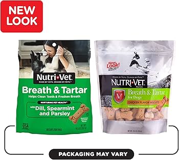 Amazon | Nutri-Vet - 息&犬チキン風味のタルタル ビスケット - 19.5