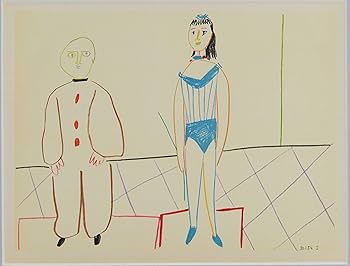 Amazon.co.jp: パブロ ピカソ『 人間喜劇より X 』 絵画 版画