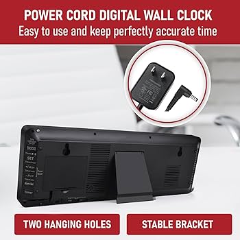 Amazon.com: TXL 17.2'' Bluetooth Large LED Digital Wall Clock