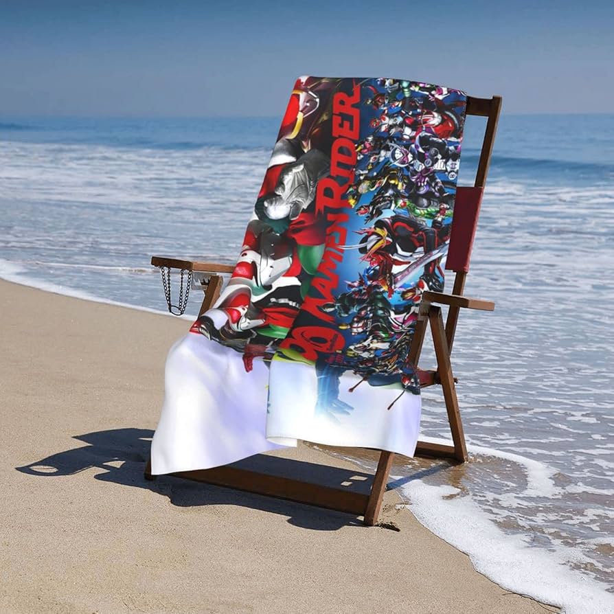 Amazon｜仮面ライダー バスタオル マイクロファイバー 吸水 速乾 耐久