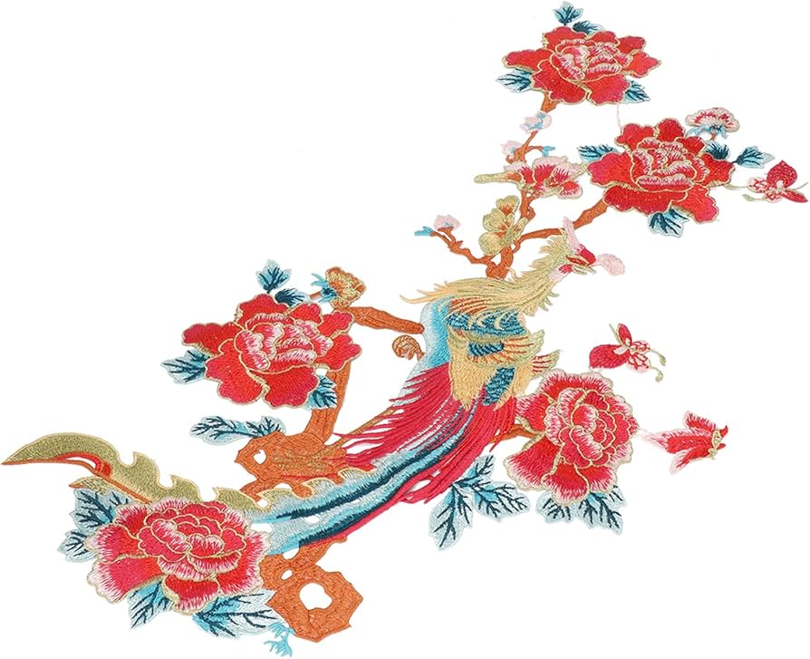 Amazon.co.jp: 刺繍布ステッカー 花パッチ 美しいパターン 刺繍