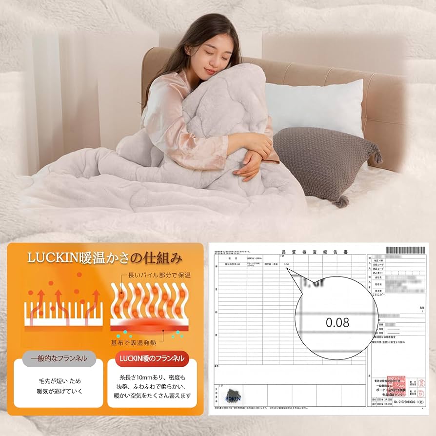 Amazon｜【極上暖・帝人TEIJINマイティトップ綿使用】 掛け布団