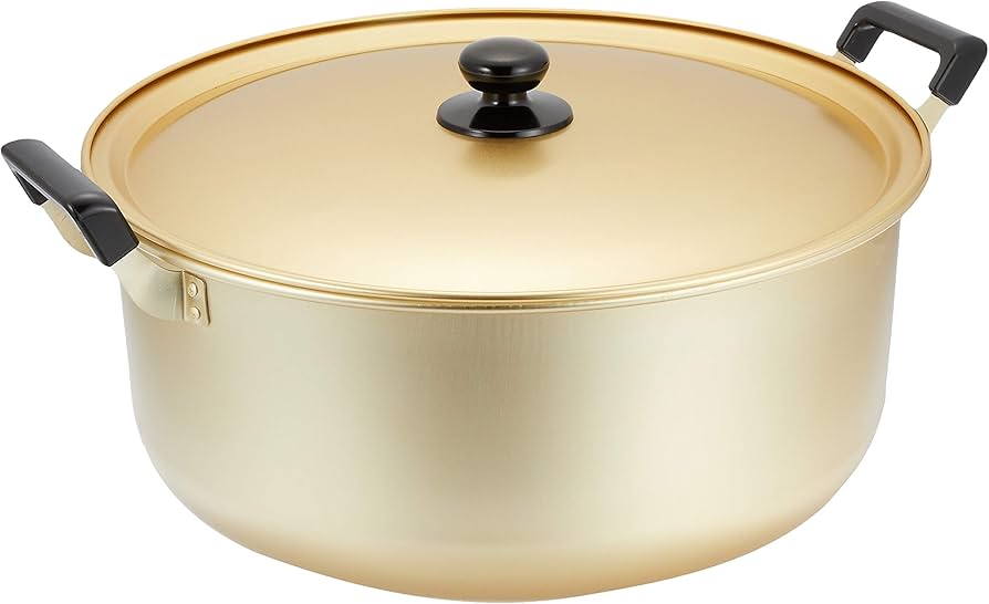 Amazon｜パール金属 大鍋 両手鍋 40cm 鍋蓋付 ガス火専用 アルミ