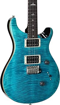 Amazon.com: PRS SE Custom 24 Exclusive with Gig Bag, Blue Matteo