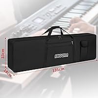 Amazon | AKOZLIN 88鍵用 キーボードケース キーボードバッグ 電子