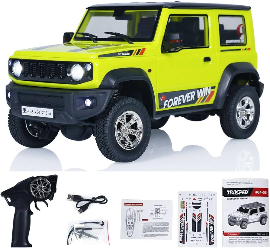 Amazon.co.jp: wheelfun HG 4X3 1/16 RC ロッククローラーラジコン電動