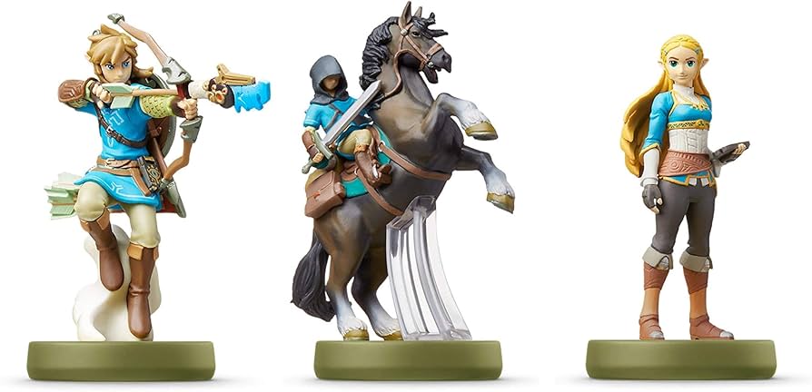 Amazon | 任天堂 amiibo ゼルダの伝説 ブレス オブ ザ ワイルド 3種