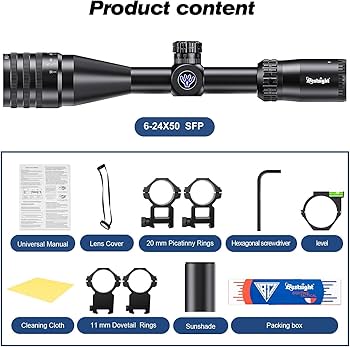 Amazon.com : BESTSIGHT Long Range Rifle Scope,4-16X/6-24X Rifle