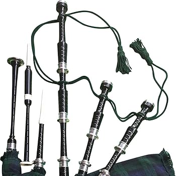 Amazon.co.jp: TC Bagpipes 初心者フルセット 本付き バグパイプの