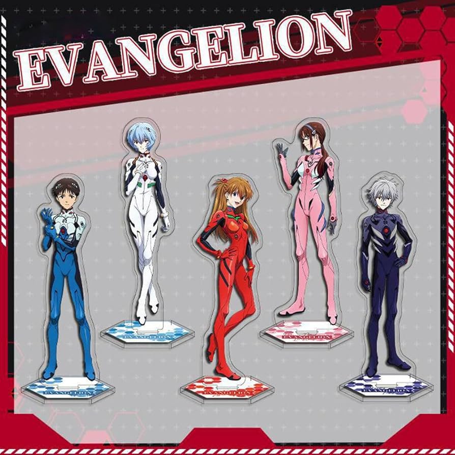 Amazon.co.jp: エヴァンゲリオン アクリルスタンド キーホルダー 缶