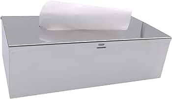 Amazon.com: M2cbridge Metal Facial Tissue Box Cover Holder Lay On