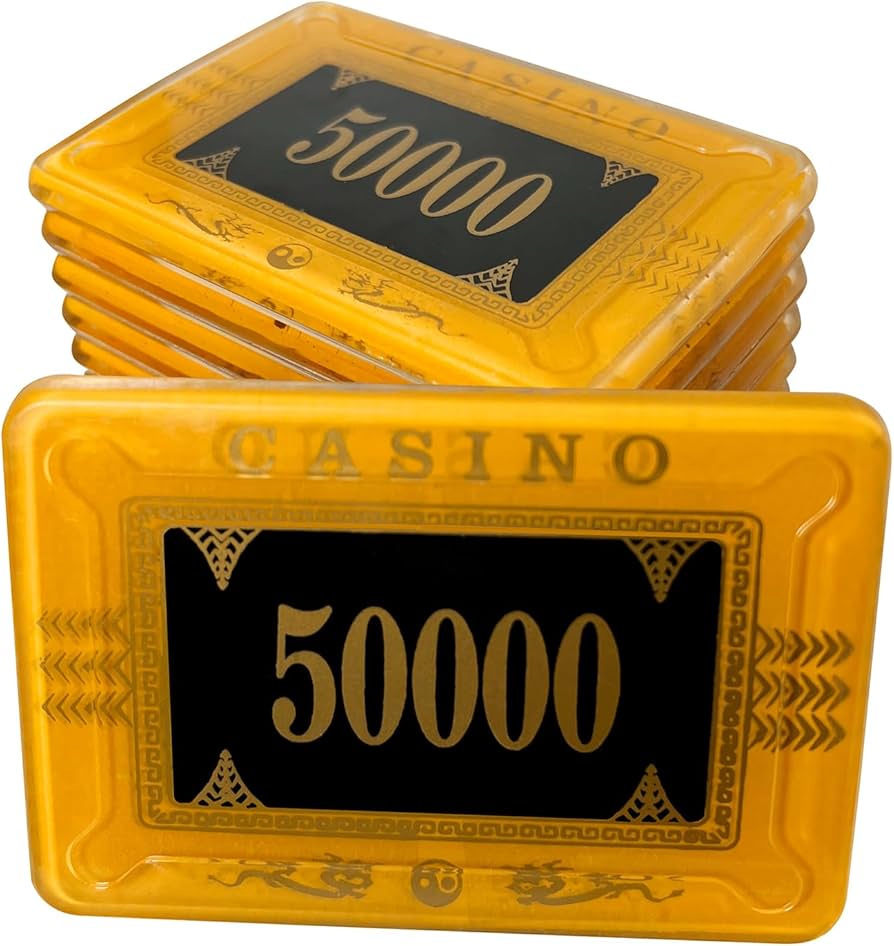 Amazon | TX GIRL アクリル製 ポーカーチップ カジノチップ チップ