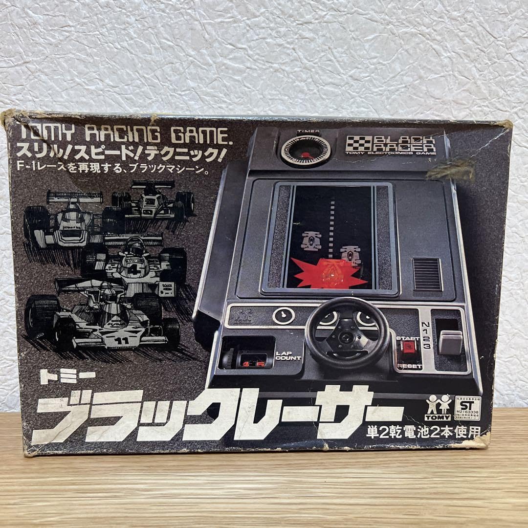 Amazon.co.jp: 昭和レトロ トミーTOMY ブラックレーサー完品 エレメカ