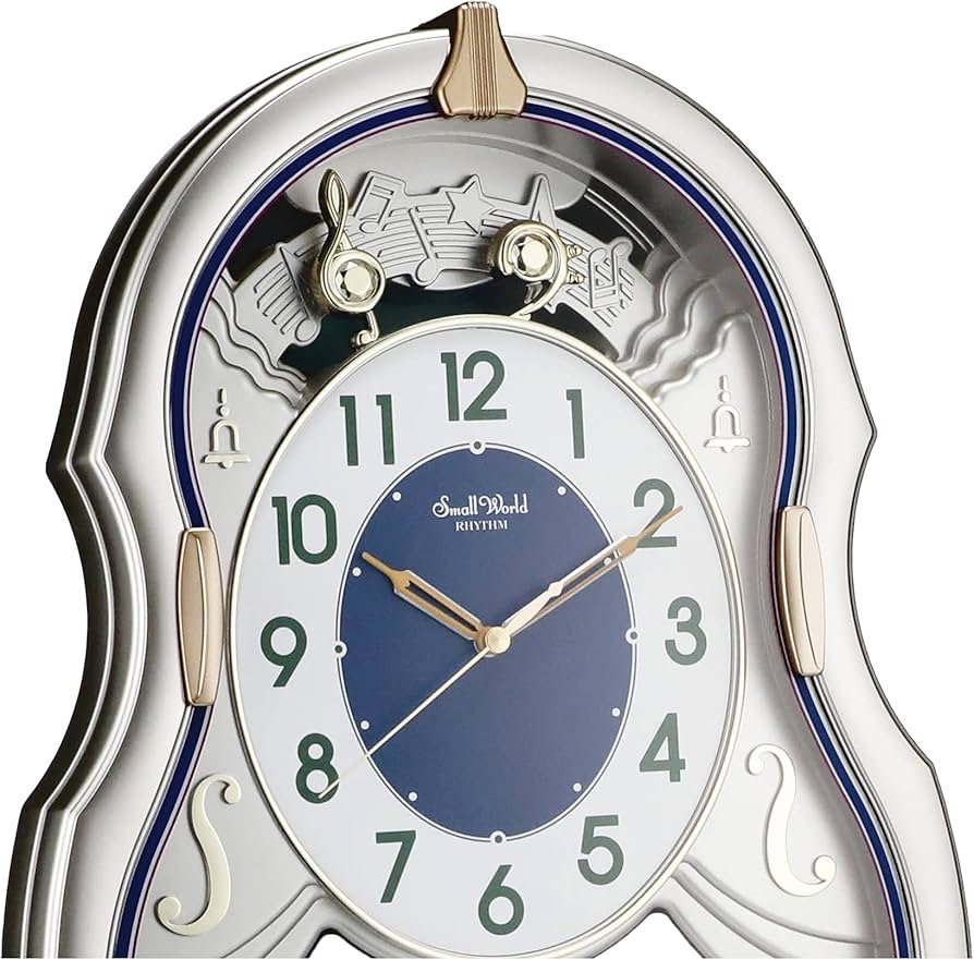 Amazon.co.jp: リズム(RHYTHM) 電波時計 掛け時計 アナログ スモール