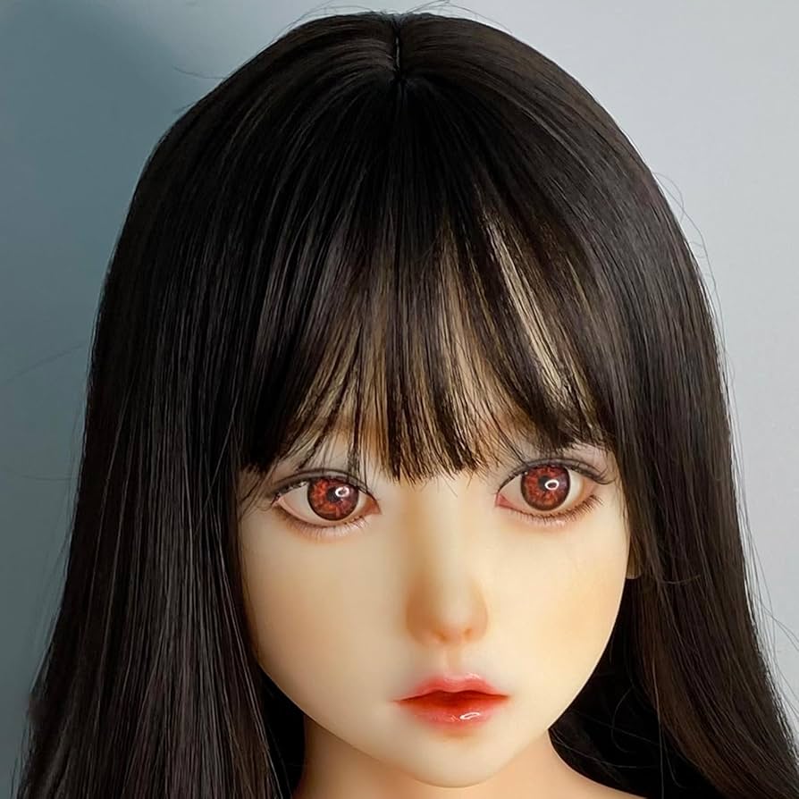 Amazon.co.jp: フィギュア ヘッド ウィッグ付きドールヘッド 等身大