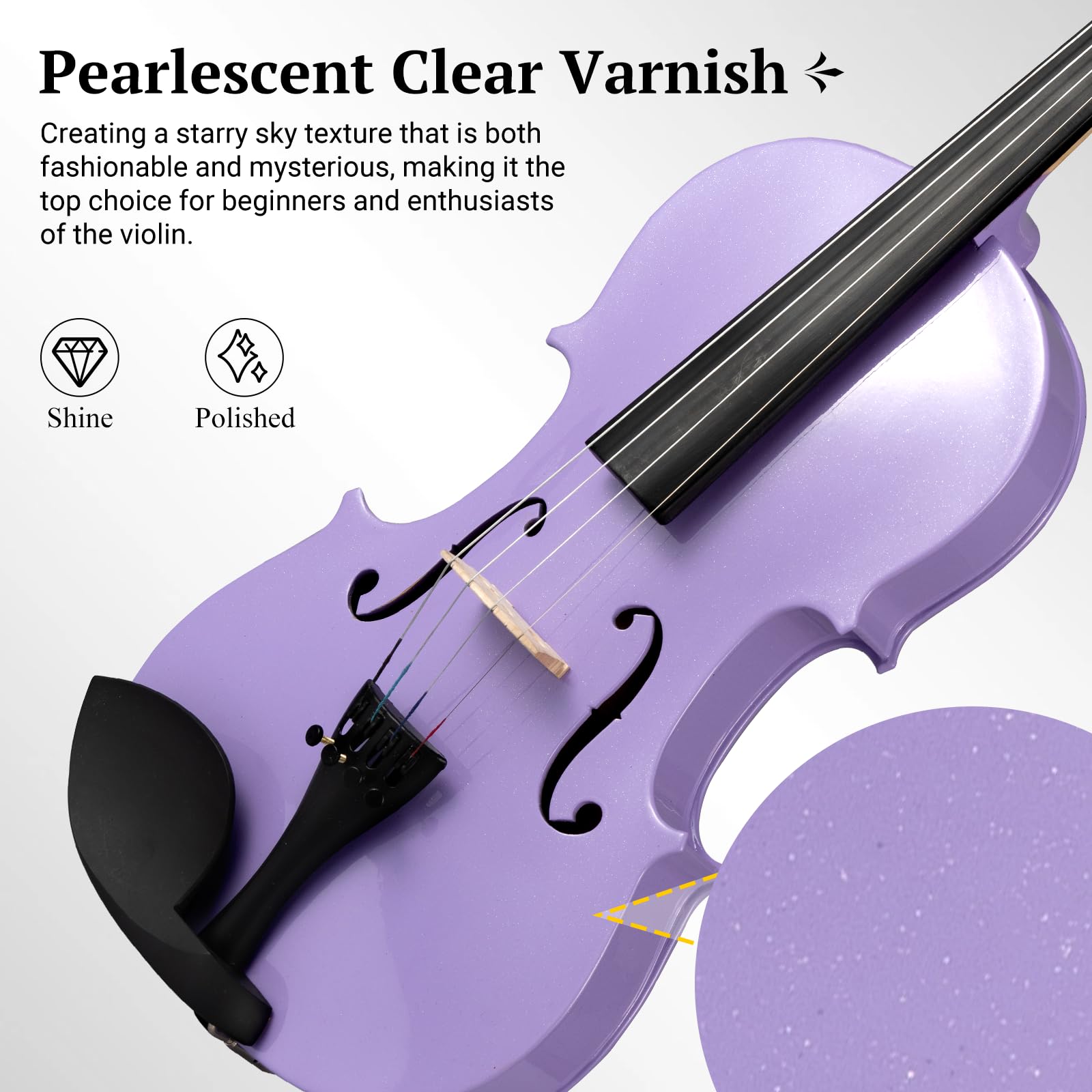 Amazon.co.jp: Djlin バイオリン 4/4 フルサイズ 初心者 大人用