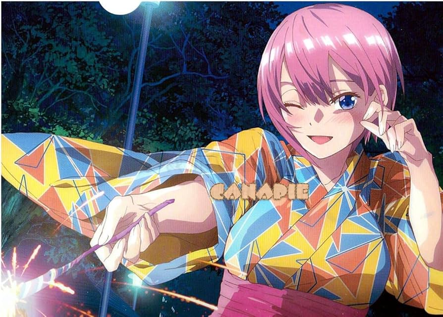Amazon.co.jp: 五等分の花嫁 クリアファイル 中野 一花 花火 浴衣柄 春