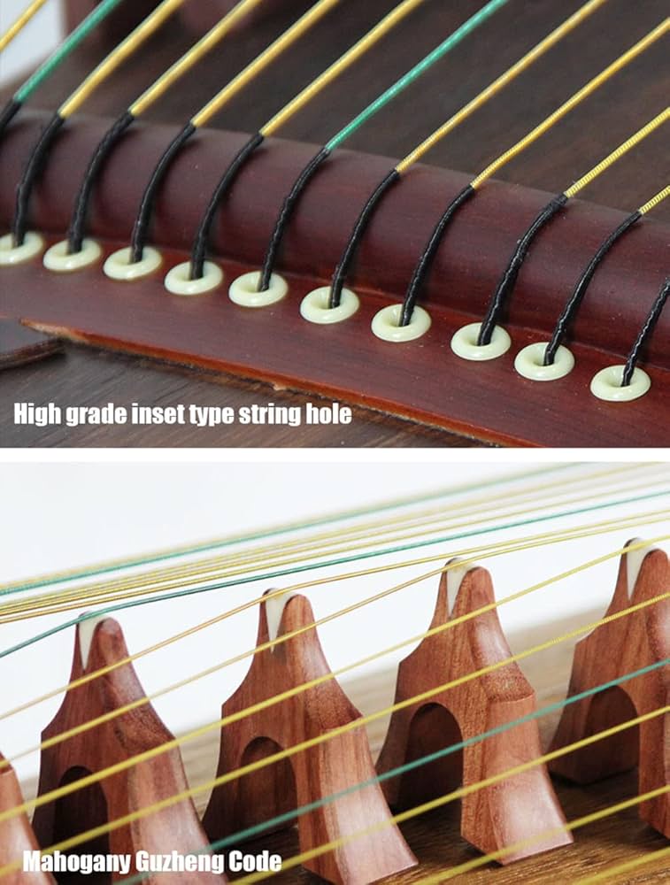 Amazon.co.jp: 31 インチ古箏 21 弦ミニ古箏、初心者が弦楽器を練習
