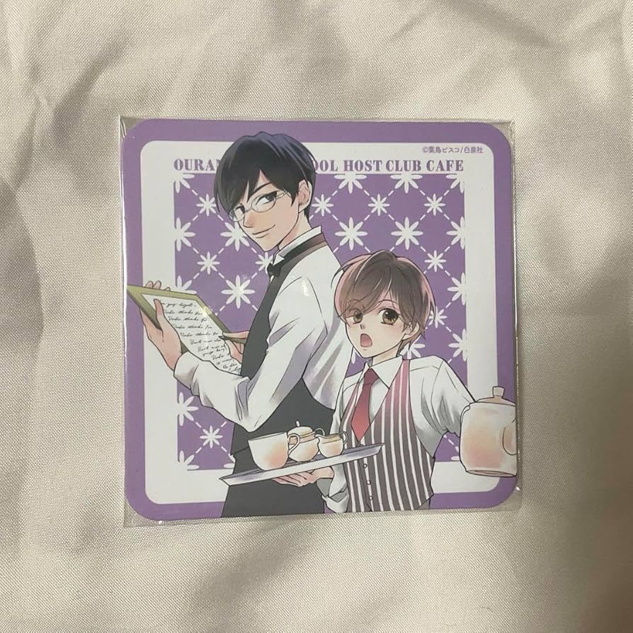 Amazon.co.jp: 桜蘭高校ホスト部 藤岡ハルヒ 鳳鏡夜 コースター カフェ