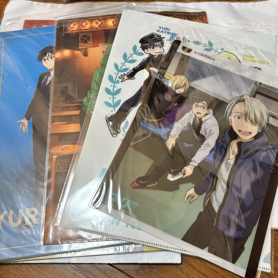 Amazon.co.jp: ユーリ!!! on ICE クリアファイル 他 セット : 文房具