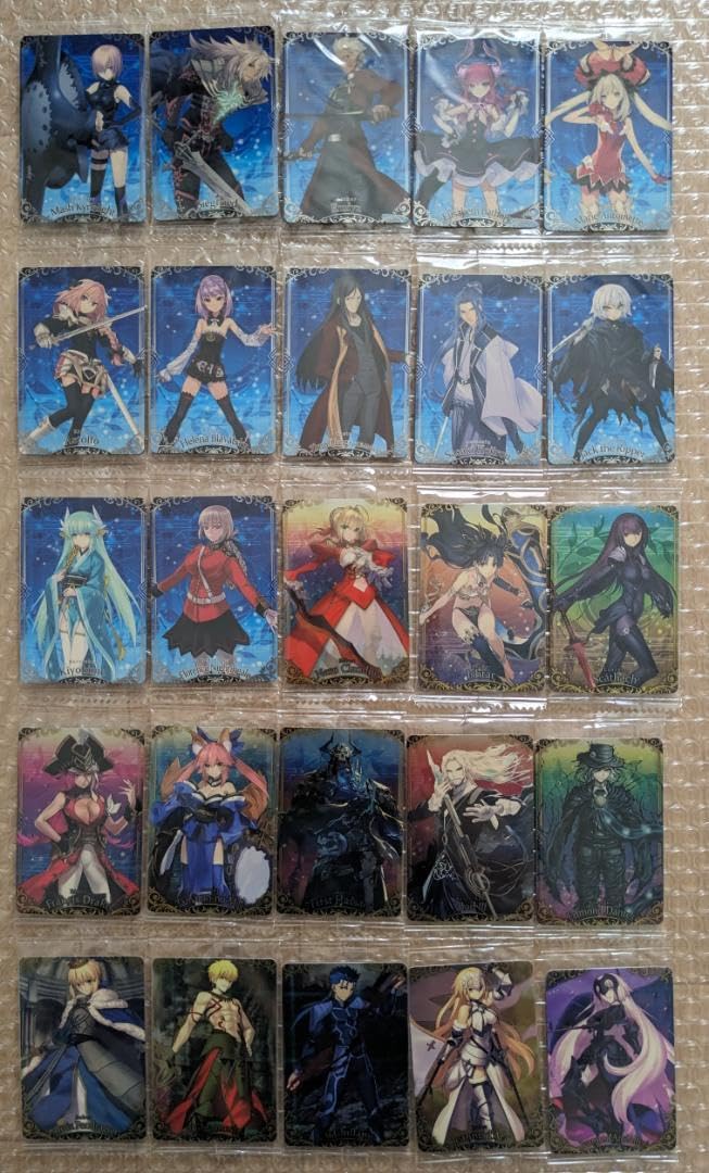 Amazon.co.jp: Fate Grand Order FGO ウエハース1 全25種 フルコンプ