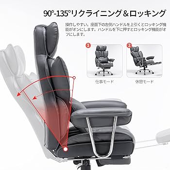 Amazon.co.jp: SKYEゲーミングチェア PUレザー オフィスチェア/デスク