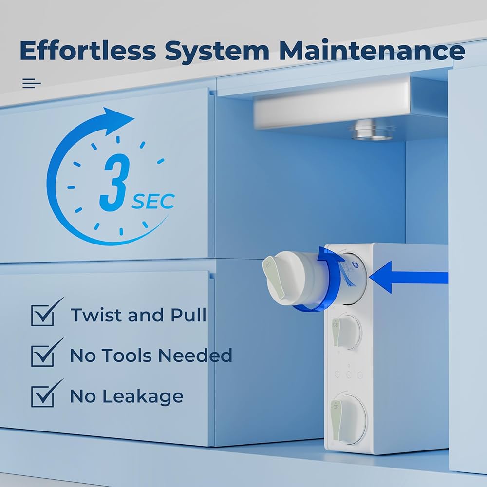 Amazon | iSpring ROタンクレス シリーズ 逆浸透浄水器、天然 pH