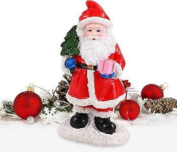 Amazon.co.jp: 2 ミニサンタフィギュア | ミニチュア クリスマス