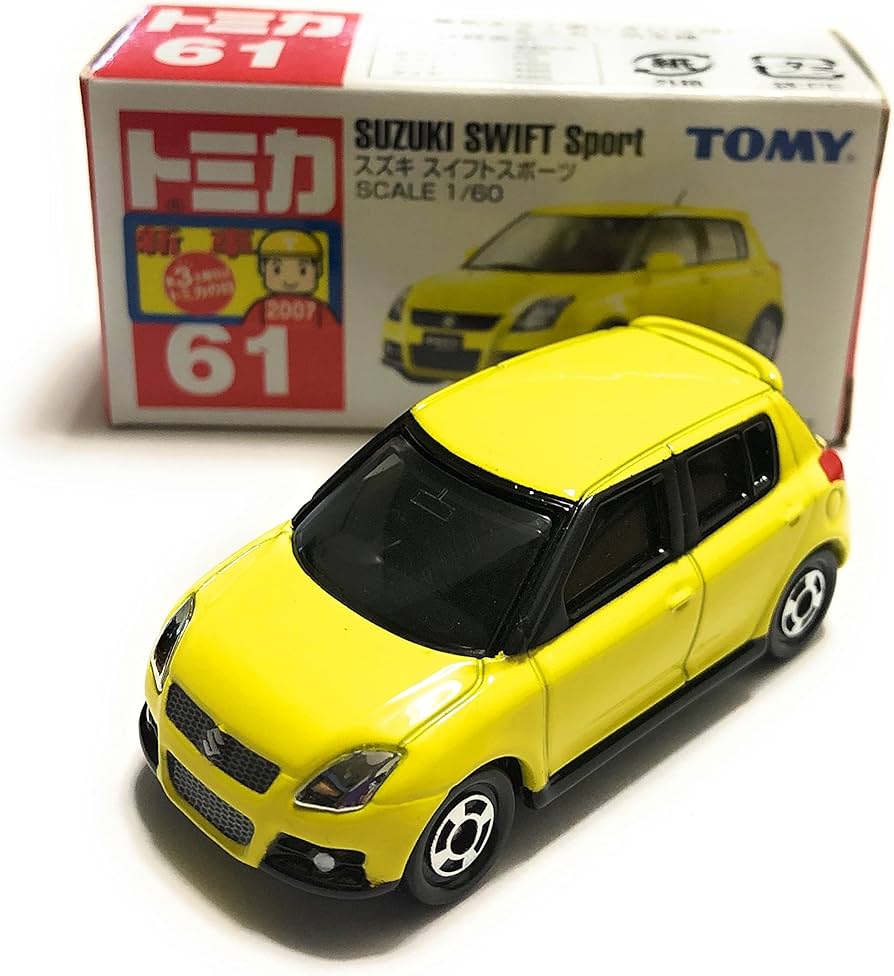Amazon | トミカ No.61 スズキ スイフトスポ―ツ(箱) | ミニカー・ダイ