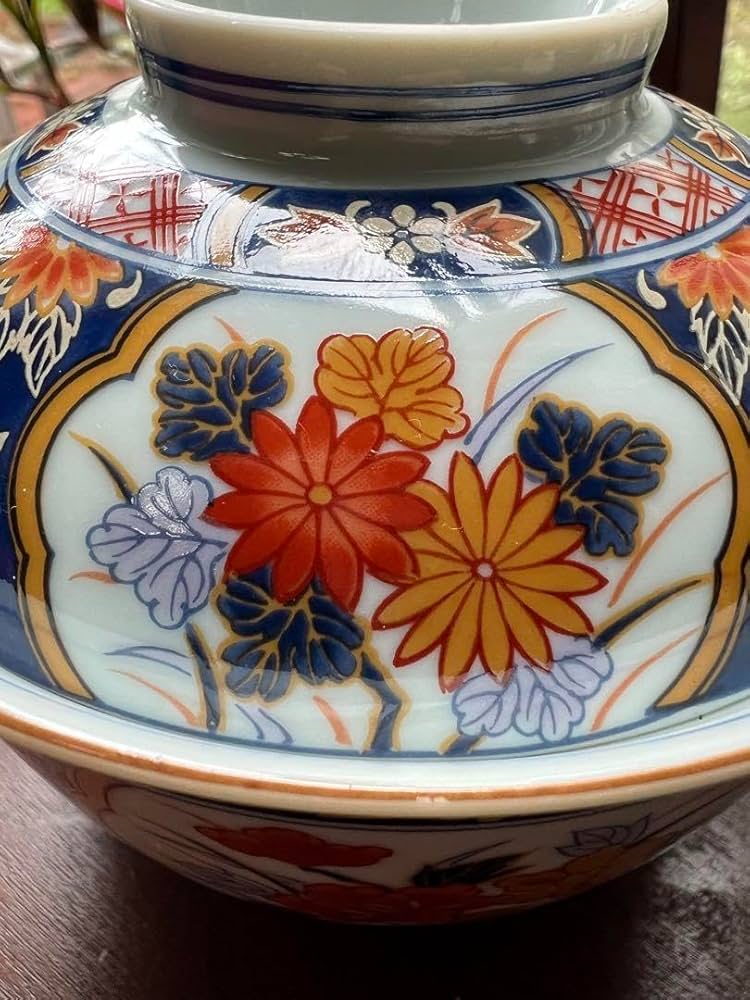 Amazon.co.jp: 前畑陶器 庫山窯 蓋付き椀 蓋付きどんぶり 煮物椀 古